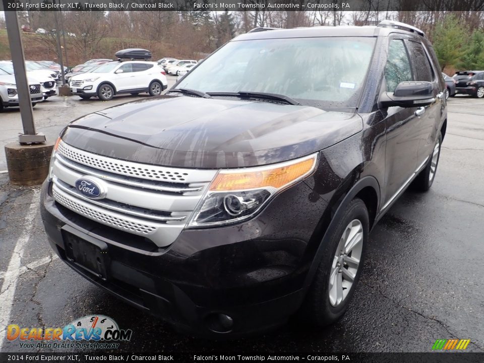 2014 Ford Explorer XLT Tuxedo Black / Charcoal Black Photo #1