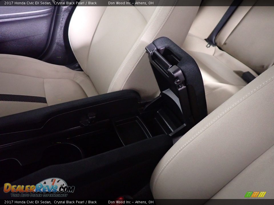 2017 Honda Civic EX Sedan Crystal Black Pearl / Black Photo #34
