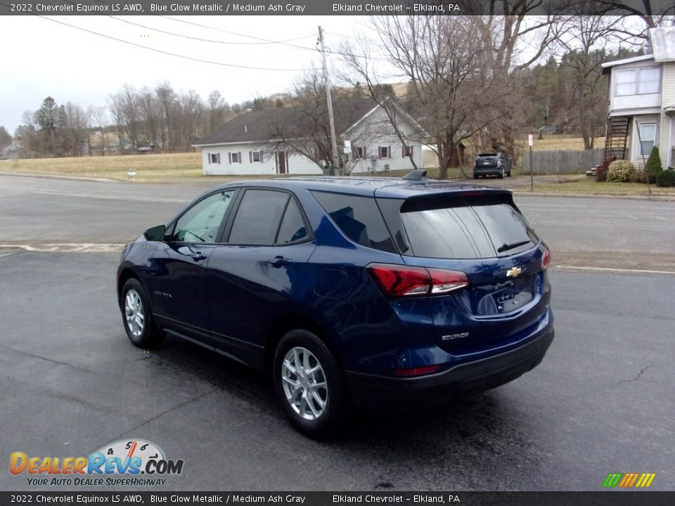 2022 Chevrolet Equinox LS AWD Blue Glow Metallic / Medium Ash Gray Photo #5