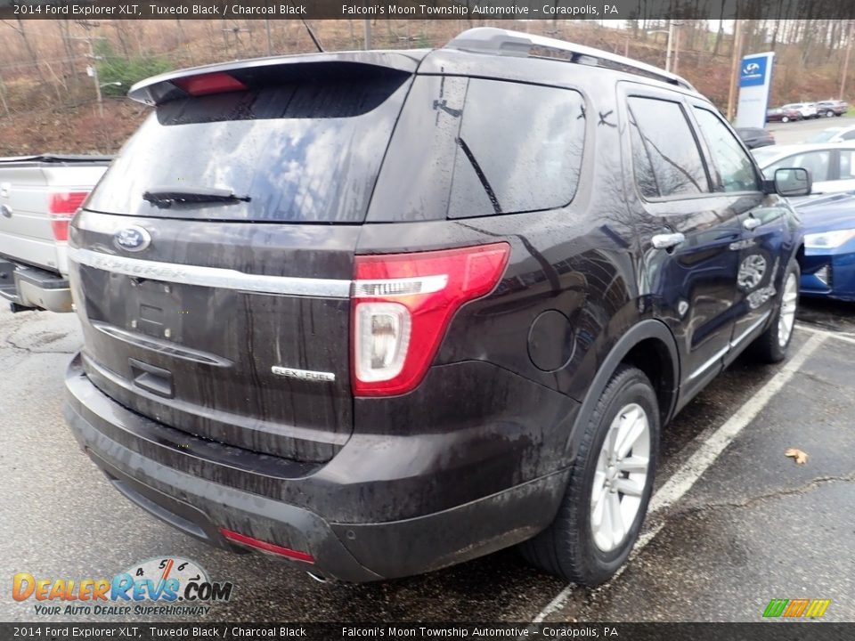 2014 Ford Explorer XLT Tuxedo Black / Charcoal Black Photo #4