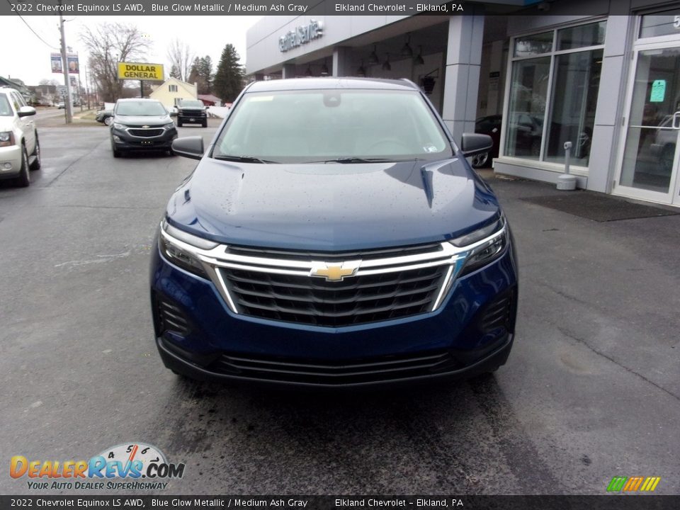 2022 Chevrolet Equinox LS AWD Blue Glow Metallic / Medium Ash Gray Photo #8