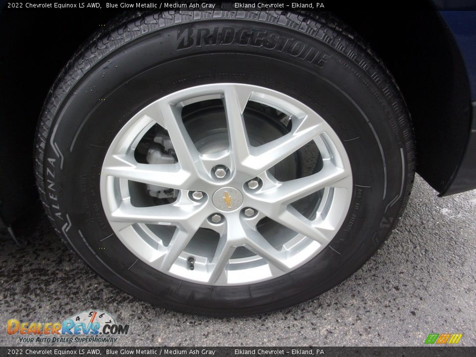 2022 Chevrolet Equinox LS AWD Blue Glow Metallic / Medium Ash Gray Photo #10