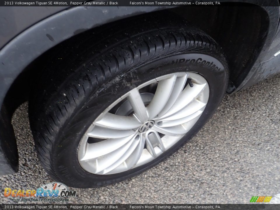 2013 Volkswagen Tiguan SE 4Motion Pepper Gray Metallic / Black Photo #5