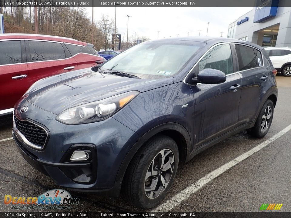 2020 Kia Sportage LX AWD Pacific Blue / Black Photo #1