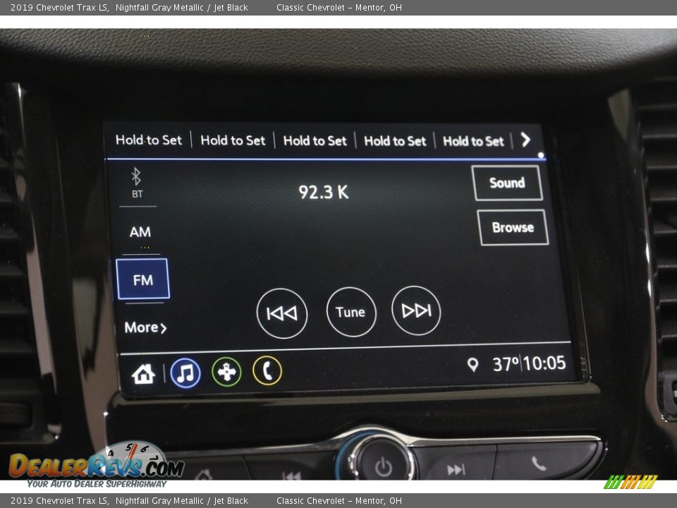 2019 Chevrolet Trax LS Nightfall Gray Metallic / Jet Black Photo #10