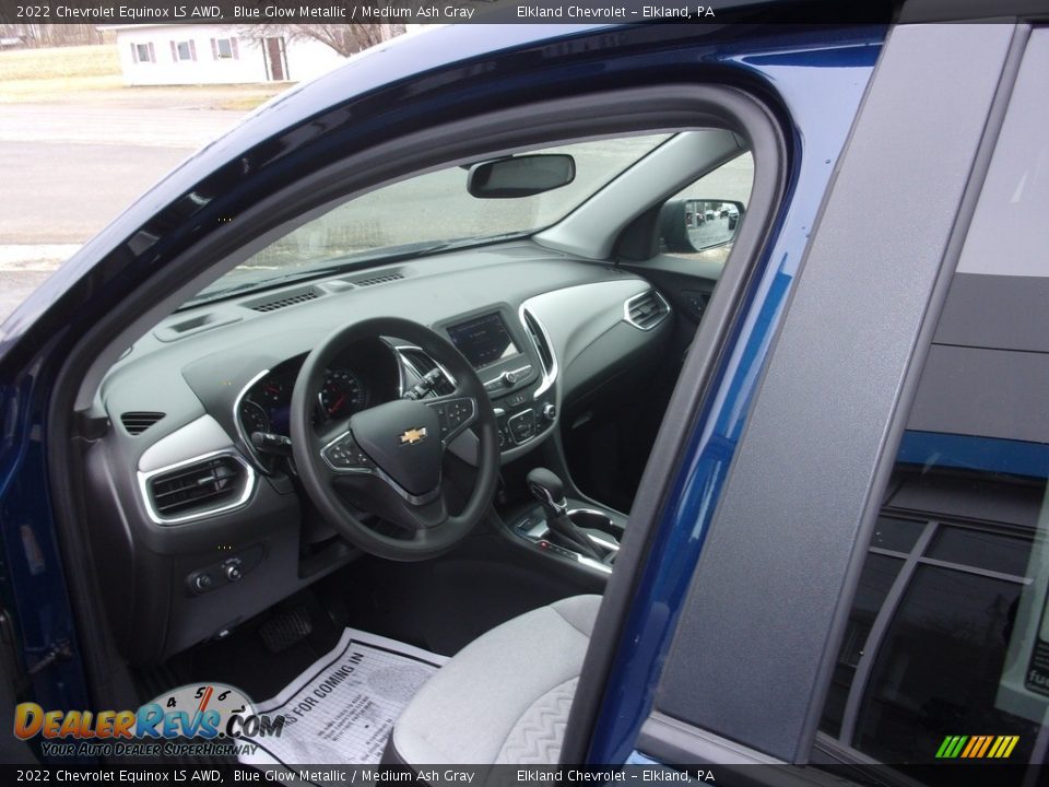 2022 Chevrolet Equinox LS AWD Blue Glow Metallic / Medium Ash Gray Photo #12