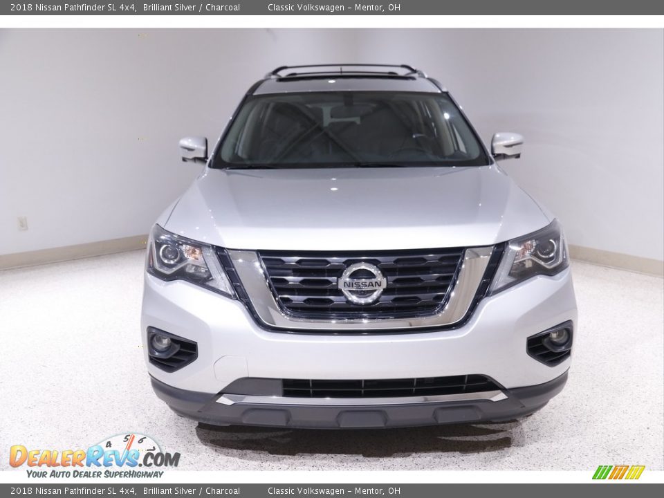 2018 Nissan Pathfinder SL 4x4 Brilliant Silver / Charcoal Photo #2