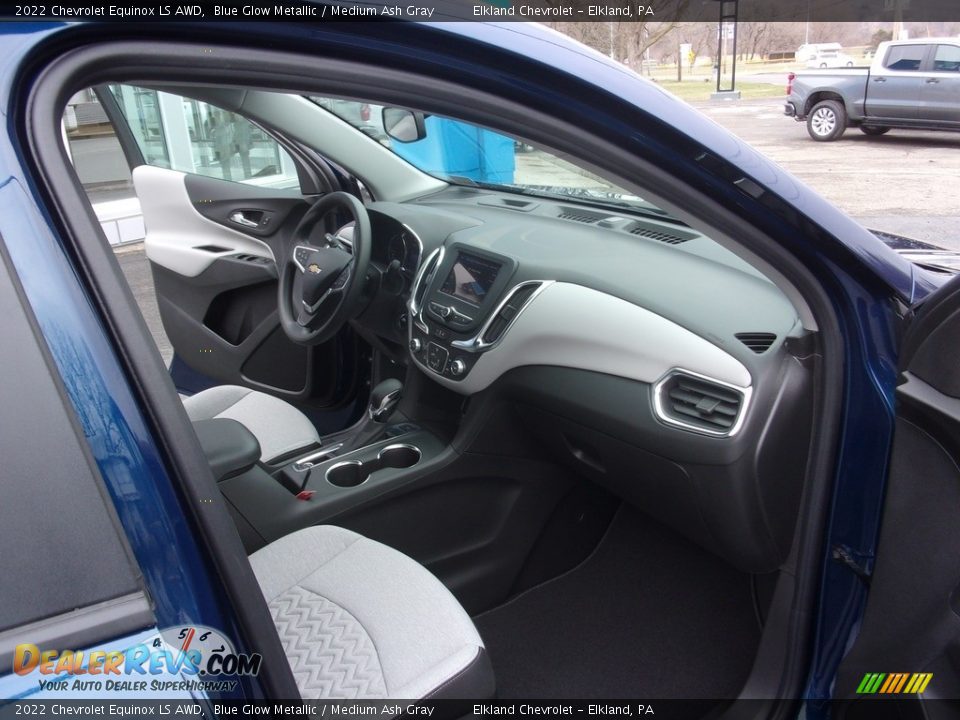 2022 Chevrolet Equinox LS AWD Blue Glow Metallic / Medium Ash Gray Photo #16