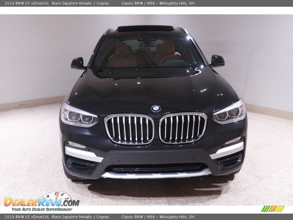 2019 BMW X3 xDrive30i Black Sapphire Metallic / Cognac Photo #2