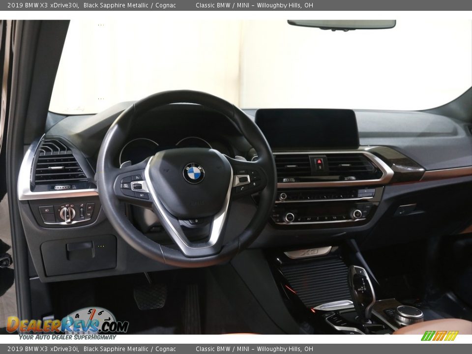 2019 BMW X3 xDrive30i Black Sapphire Metallic / Cognac Photo #6