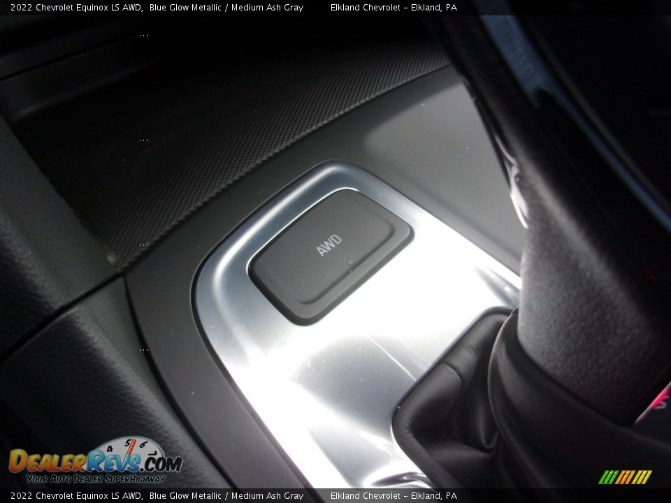 2022 Chevrolet Equinox LS AWD Blue Glow Metallic / Medium Ash Gray Photo #30