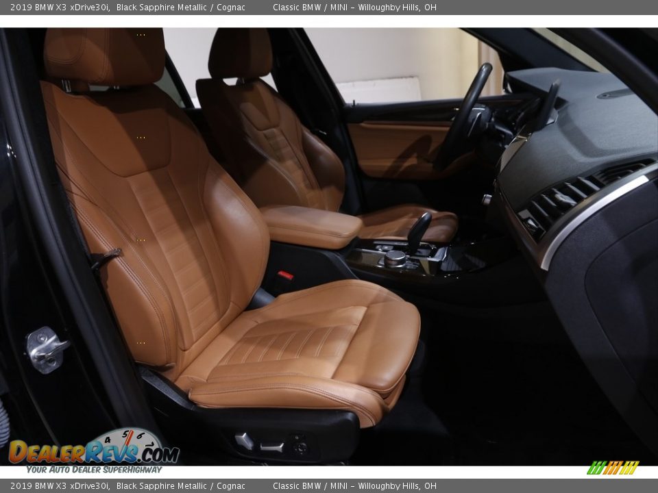 2019 BMW X3 xDrive30i Black Sapphire Metallic / Cognac Photo #17