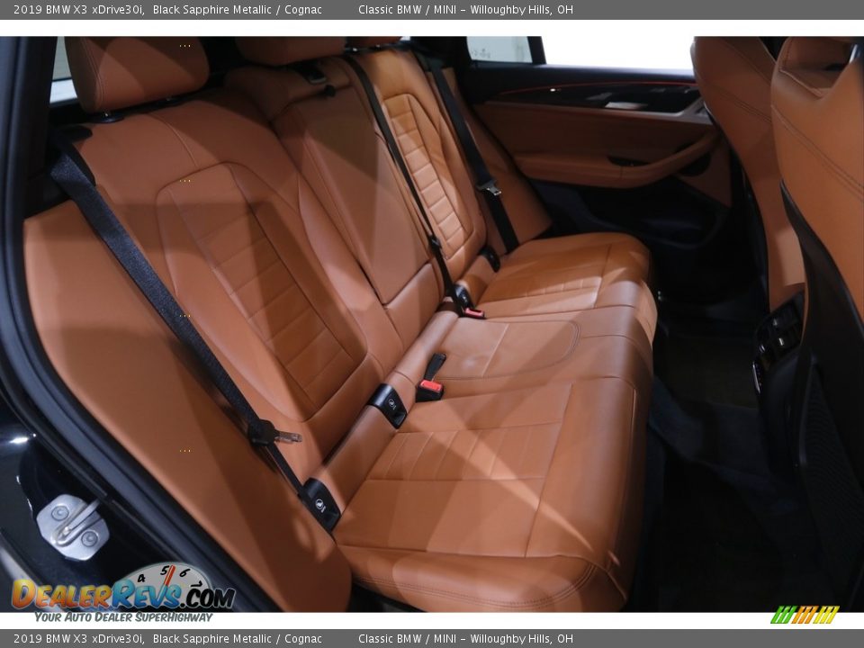 2019 BMW X3 xDrive30i Black Sapphire Metallic / Cognac Photo #18