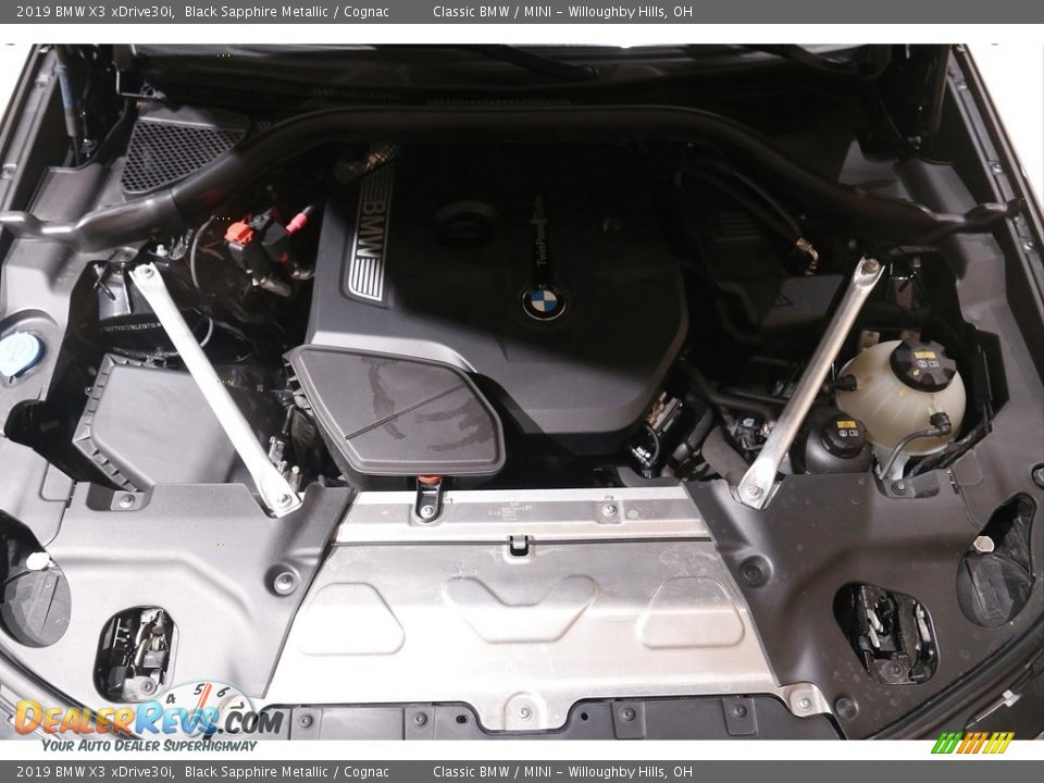 2019 BMW X3 xDrive30i Black Sapphire Metallic / Cognac Photo #21