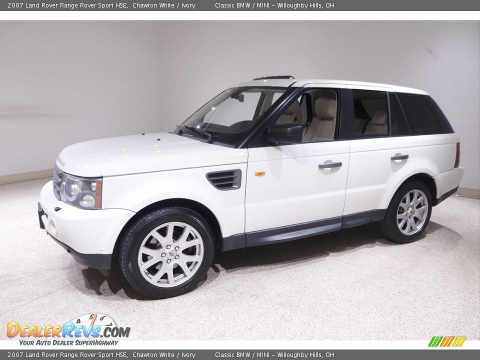 2007 Land Rover Range Rover Sport HSE Chawton White / Ivory Photo #3