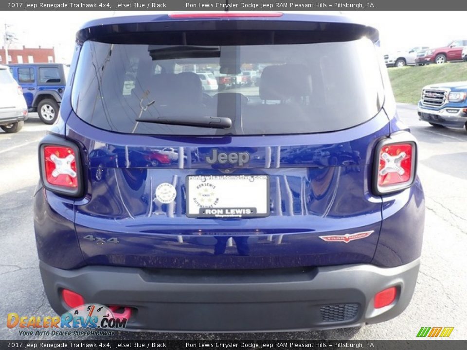 2017 Jeep Renegade Trailhawk 4x4 Jetset Blue / Black Photo #4