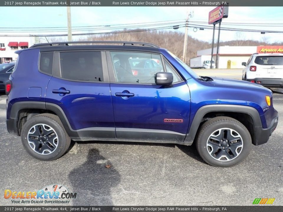 2017 Jeep Renegade Trailhawk 4x4 Jetset Blue / Black Photo #7