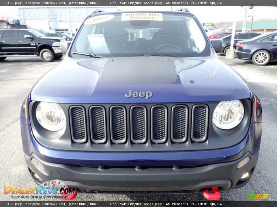 2017 Jeep Renegade Trailhawk 4x4 Jetset Blue / Black Photo #9