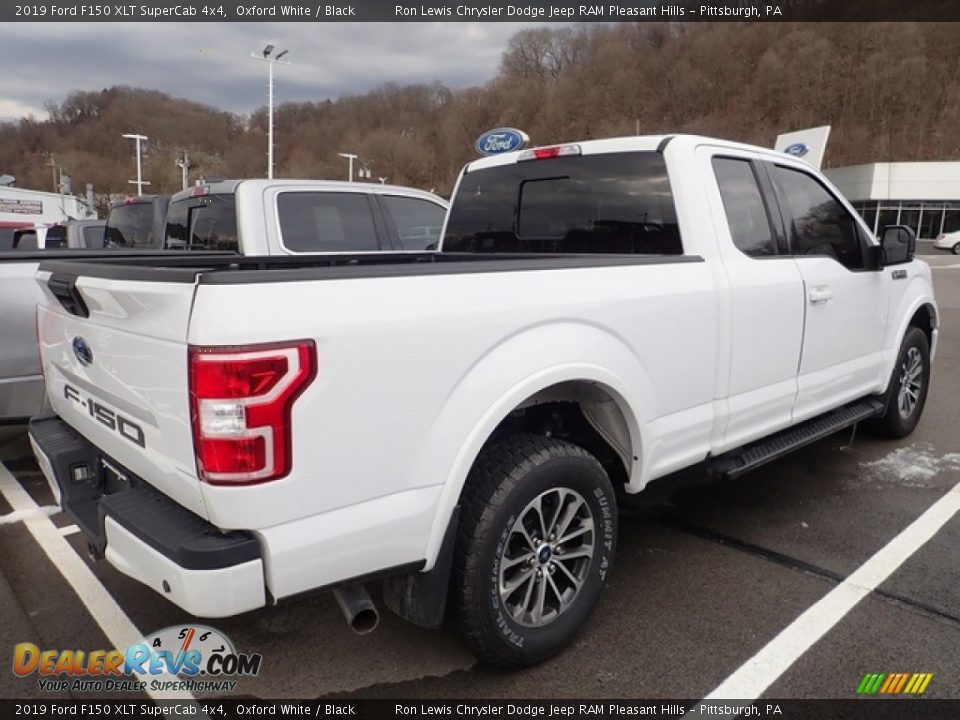 2019 Ford F150 XLT SuperCab 4x4 Oxford White / Black Photo #2