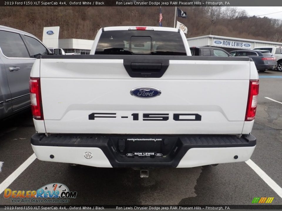 2019 Ford F150 XLT SuperCab 4x4 Oxford White / Black Photo #3