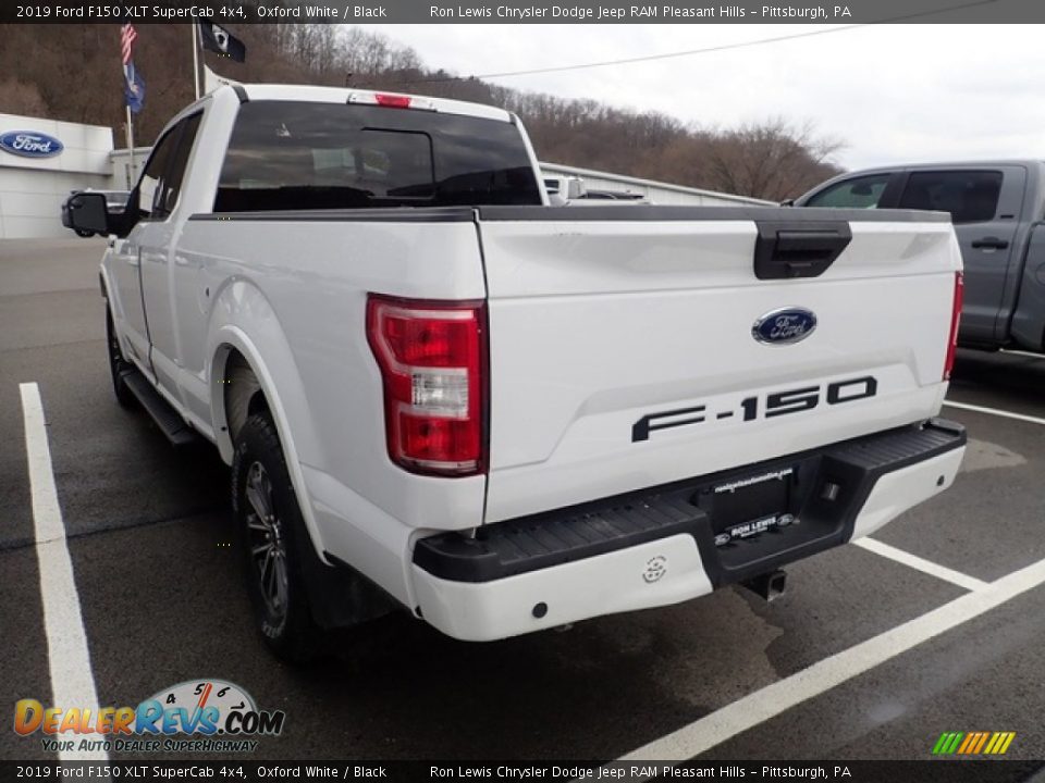 2019 Ford F150 XLT SuperCab 4x4 Oxford White / Black Photo #4