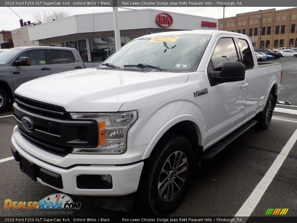 2019 Ford F150 XLT SuperCab 4x4 Oxford White / Black Photo #5