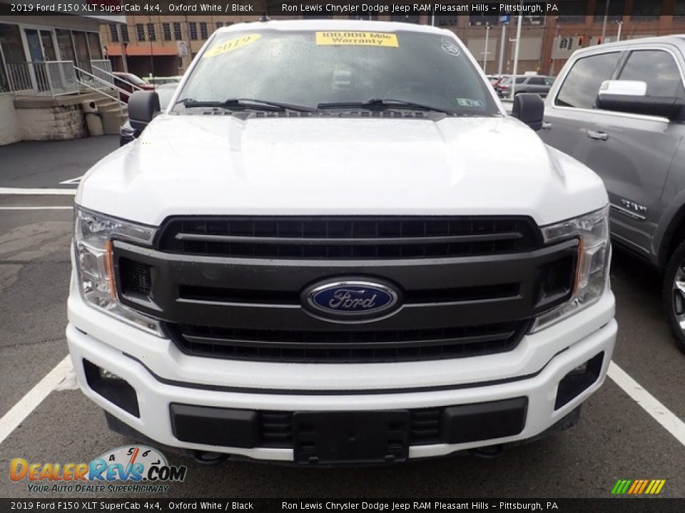 2019 Ford F150 XLT SuperCab 4x4 Oxford White / Black Photo #6