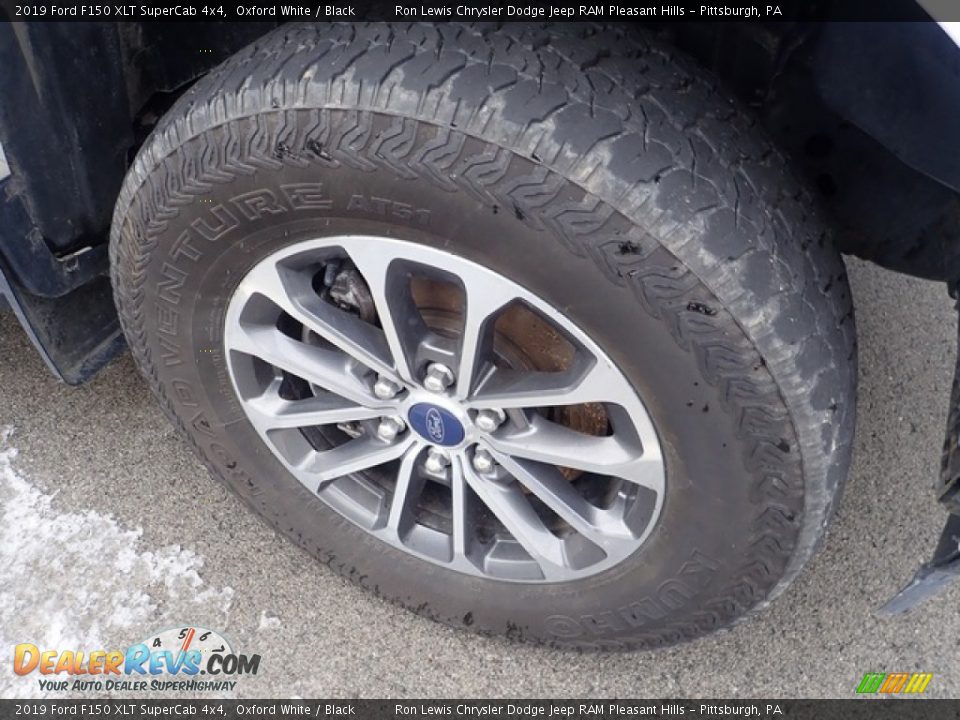 2019 Ford F150 XLT SuperCab 4x4 Oxford White / Black Photo #8