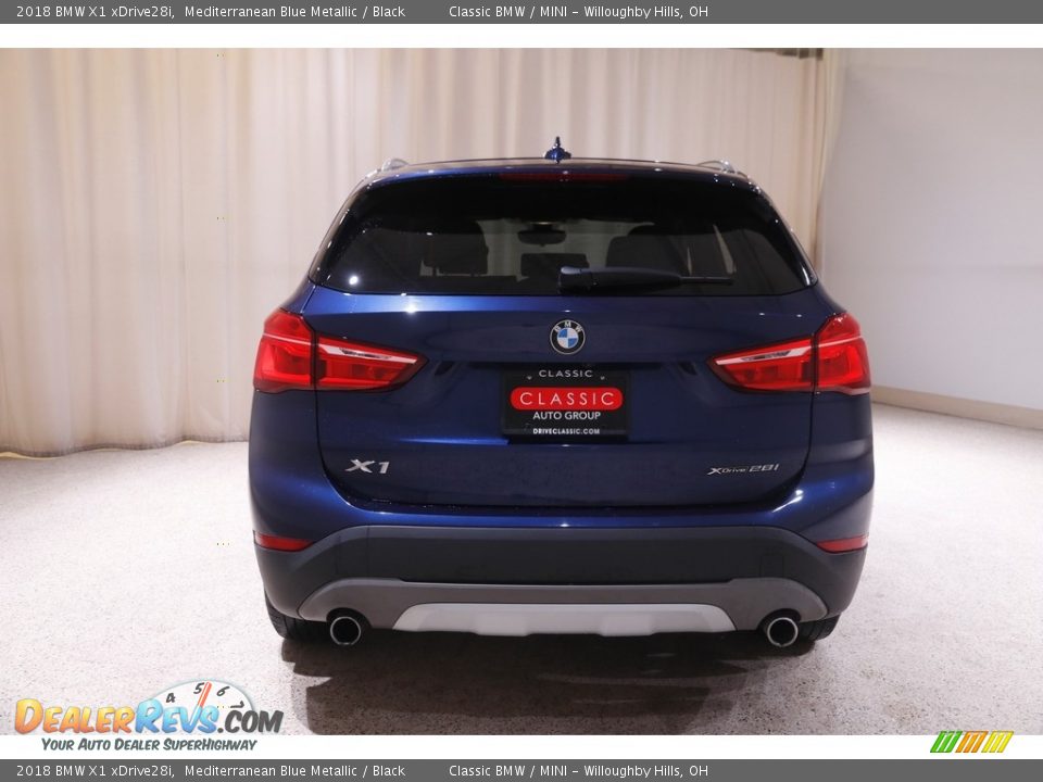 2018 BMW X1 xDrive28i Mediterranean Blue Metallic / Black Photo #20