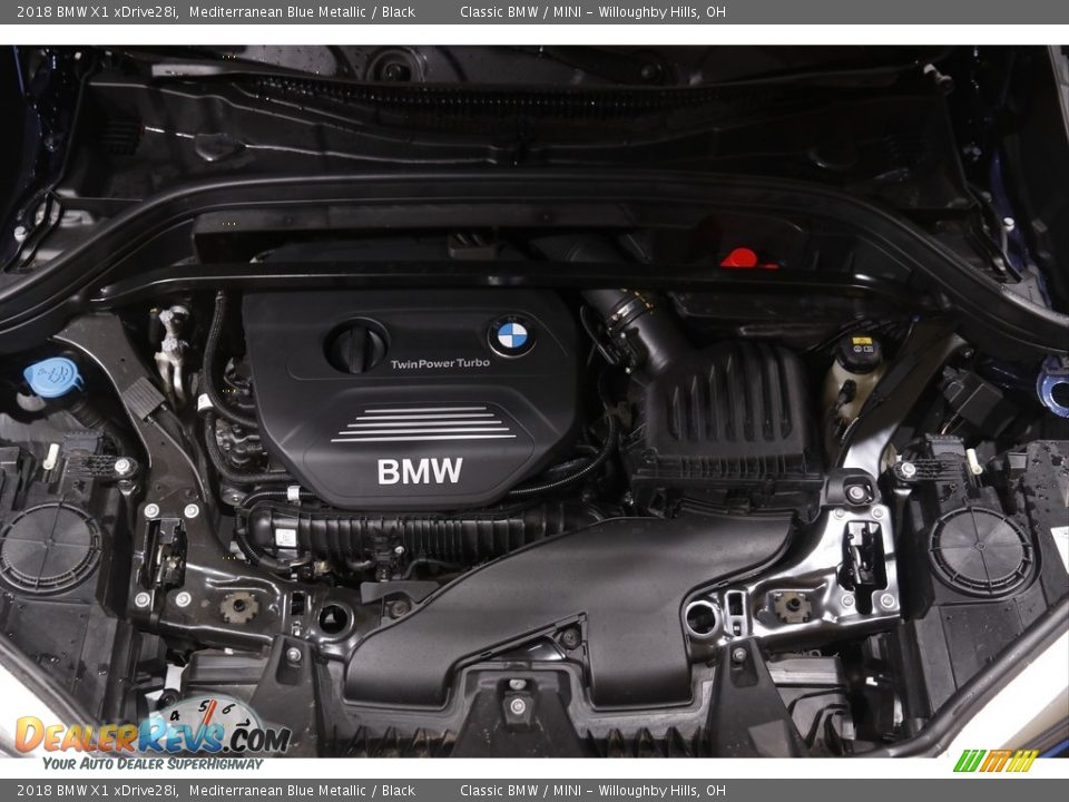 2018 BMW X1 xDrive28i Mediterranean Blue Metallic / Black Photo #21