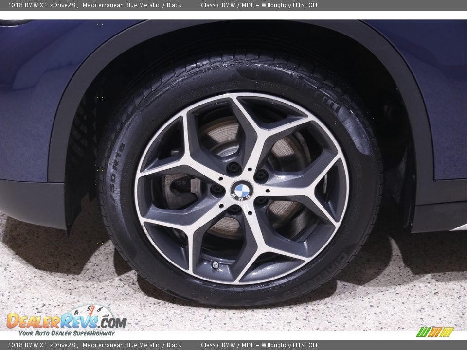 2018 BMW X1 xDrive28i Mediterranean Blue Metallic / Black Photo #22