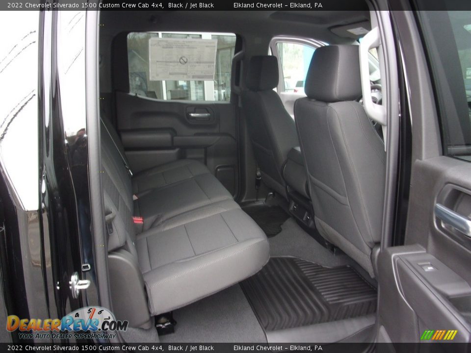 Rear Seat of 2022 Chevrolet Silverado 1500 Custom Crew Cab 4x4 Photo #18