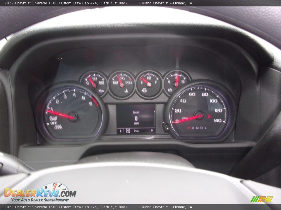 2022 Chevrolet Silverado 1500 Custom Crew Cab 4x4 Gauges Photo #21