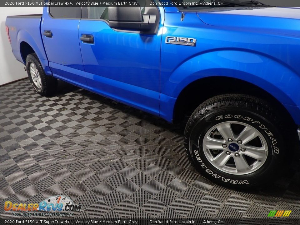 2020 Ford F150 XLT SuperCrew 4x4 Velocity Blue / Medium Earth Gray Photo #4