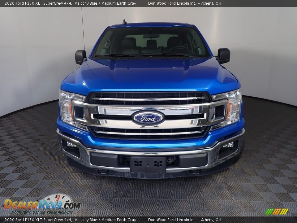 2020 Ford F150 XLT SuperCrew 4x4 Velocity Blue / Medium Earth Gray Photo #5