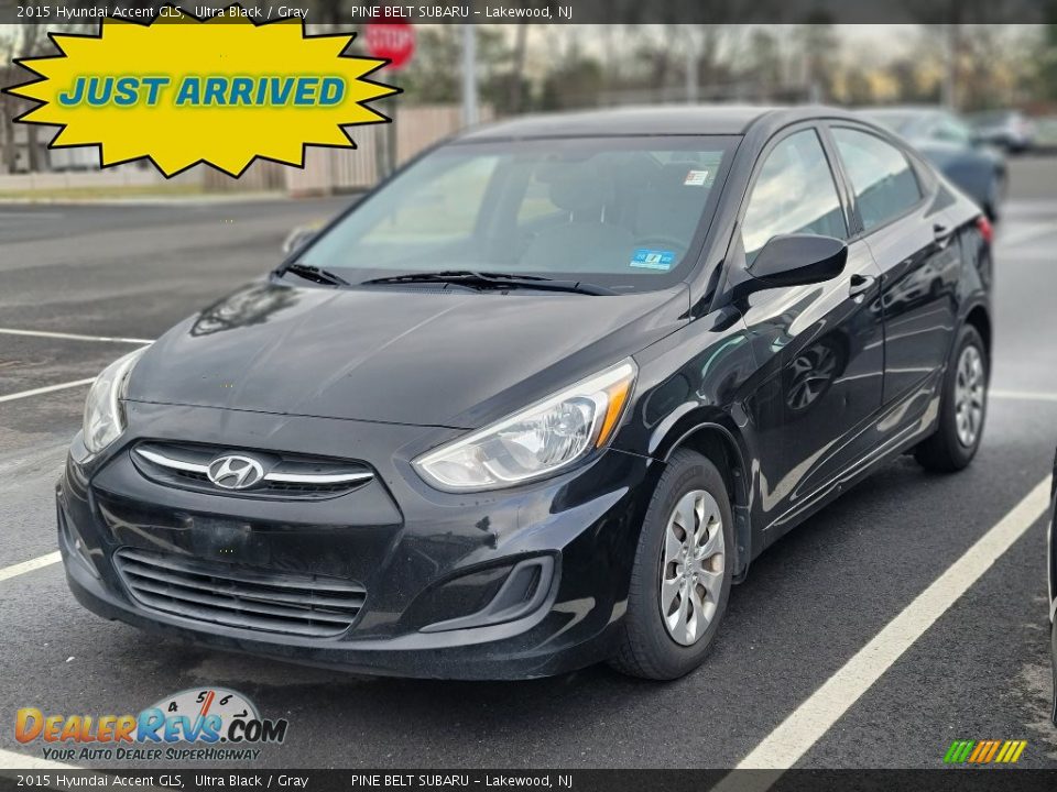 2015 Hyundai Accent GLS Ultra Black / Gray Photo #1