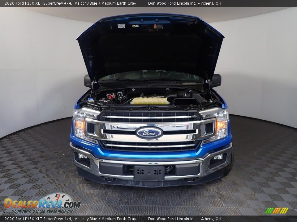 2020 Ford F150 XLT SuperCrew 4x4 Velocity Blue / Medium Earth Gray Photo #6