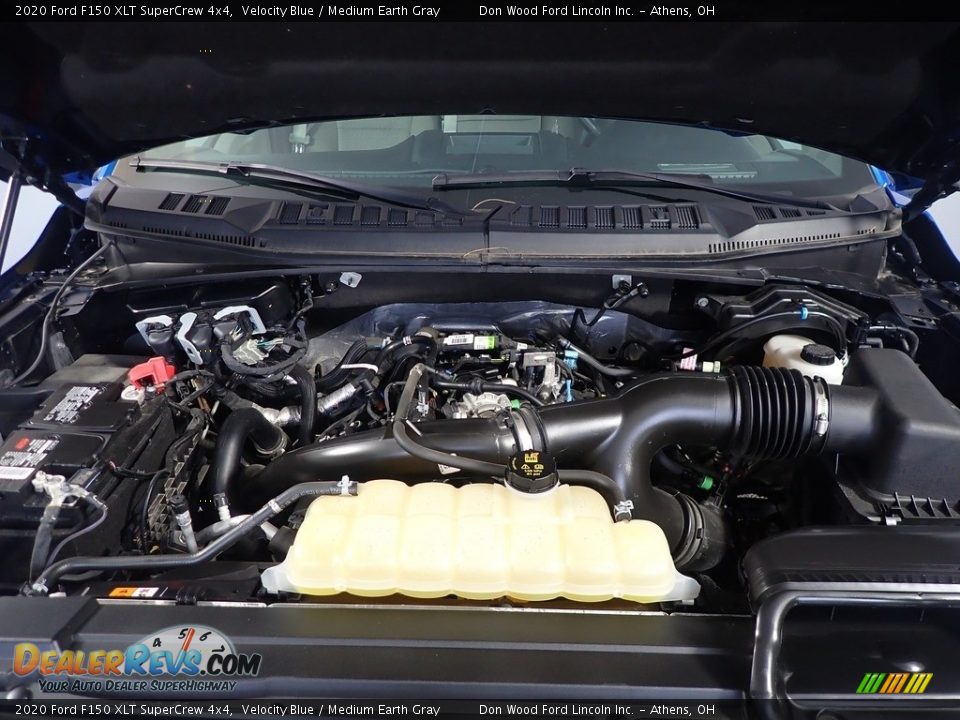 2020 Ford F150 XLT SuperCrew 4x4 Velocity Blue / Medium Earth Gray Photo #7