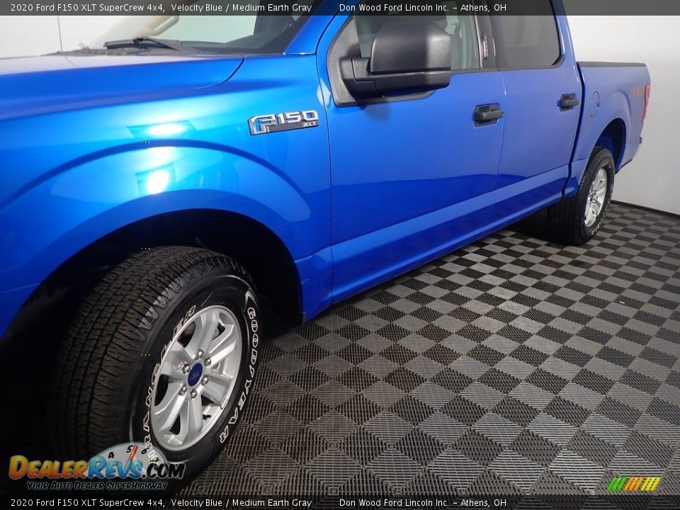 2020 Ford F150 XLT SuperCrew 4x4 Velocity Blue / Medium Earth Gray Photo #10