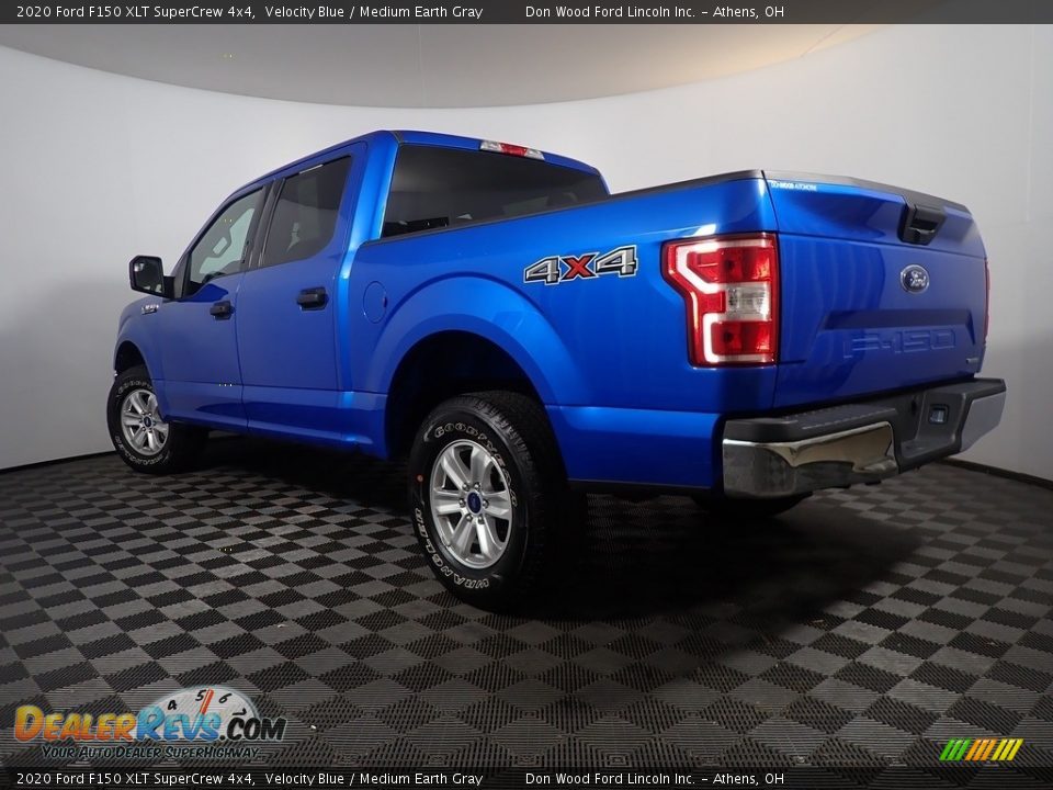 2020 Ford F150 XLT SuperCrew 4x4 Velocity Blue / Medium Earth Gray Photo #11