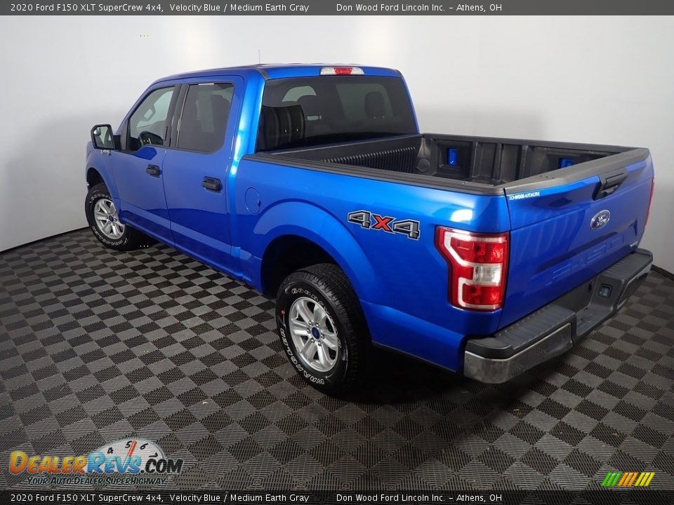 2020 Ford F150 XLT SuperCrew 4x4 Velocity Blue / Medium Earth Gray Photo #12