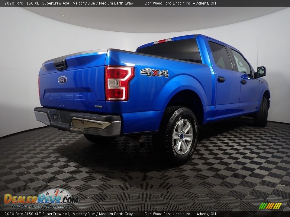 2020 Ford F150 XLT SuperCrew 4x4 Velocity Blue / Medium Earth Gray Photo #15