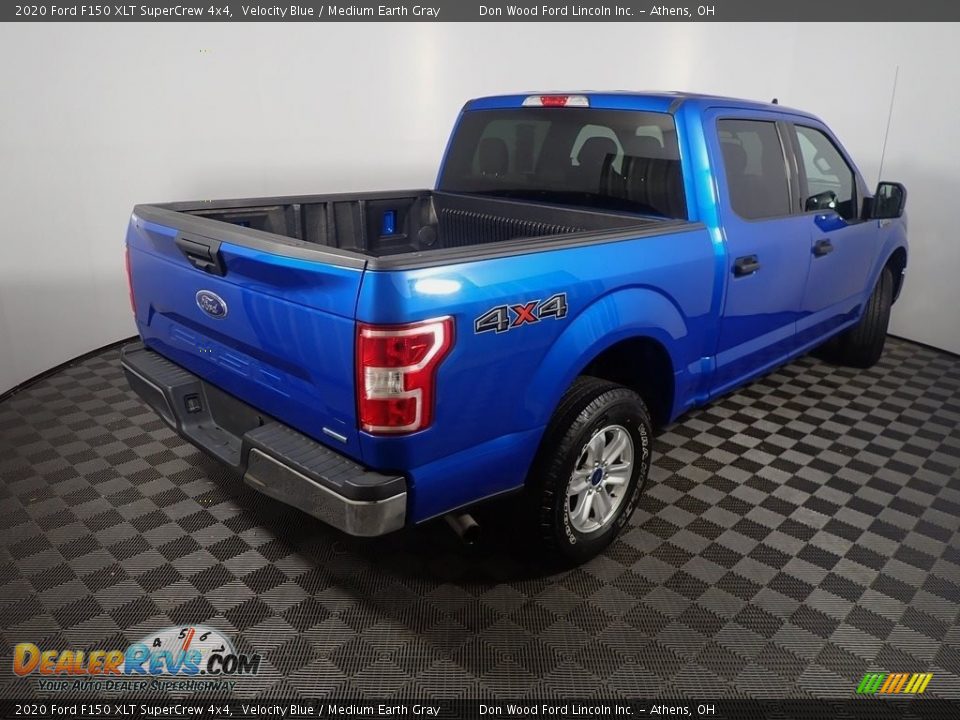 2020 Ford F150 XLT SuperCrew 4x4 Velocity Blue / Medium Earth Gray Photo #16