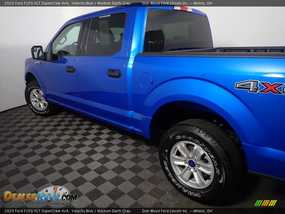 2020 Ford F150 XLT SuperCrew 4x4 Velocity Blue / Medium Earth Gray Photo #17