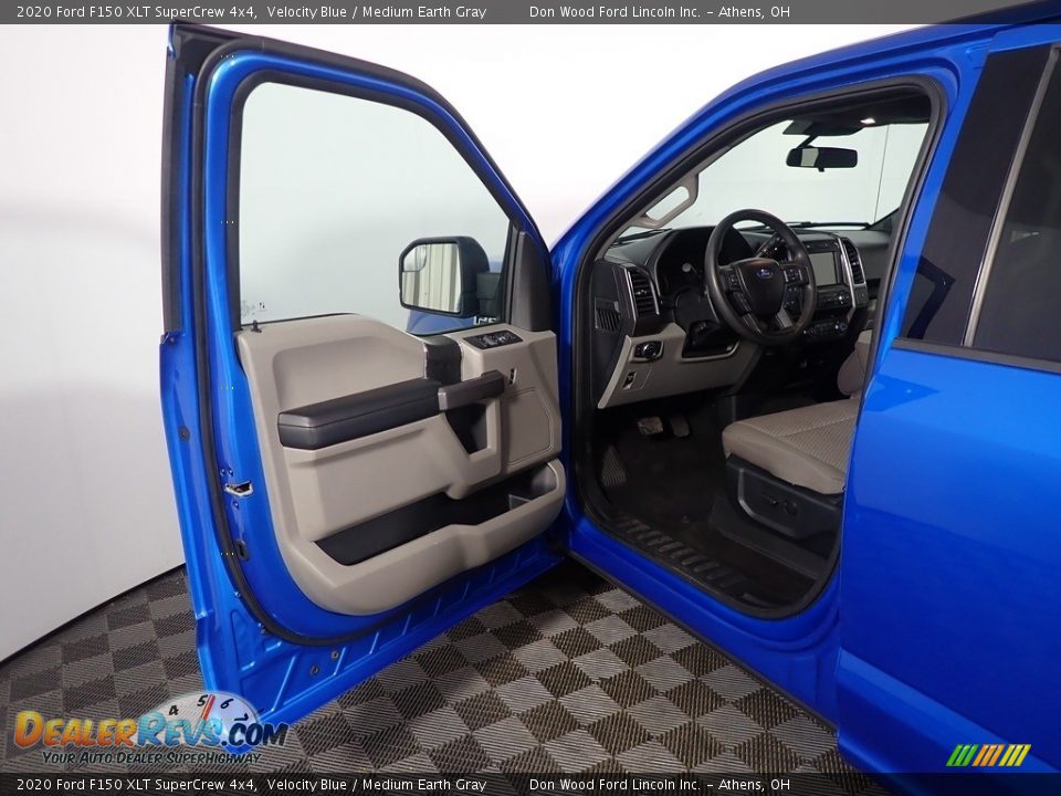 2020 Ford F150 XLT SuperCrew 4x4 Velocity Blue / Medium Earth Gray Photo #20