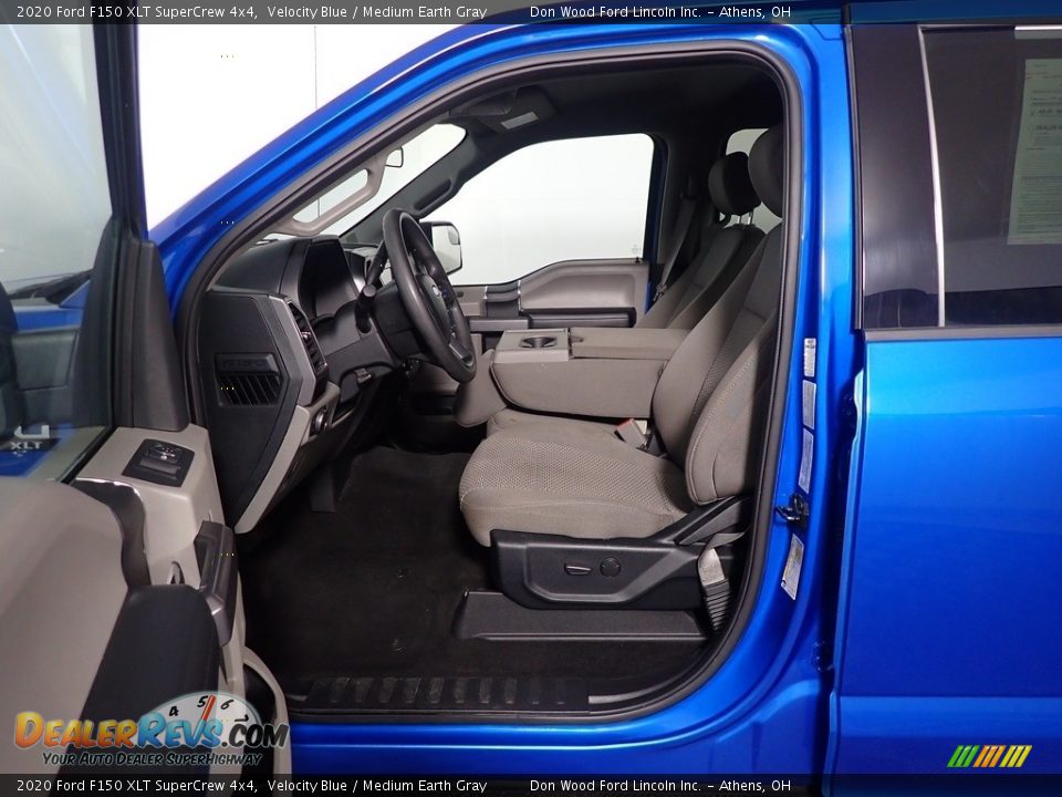 2020 Ford F150 XLT SuperCrew 4x4 Velocity Blue / Medium Earth Gray Photo #22