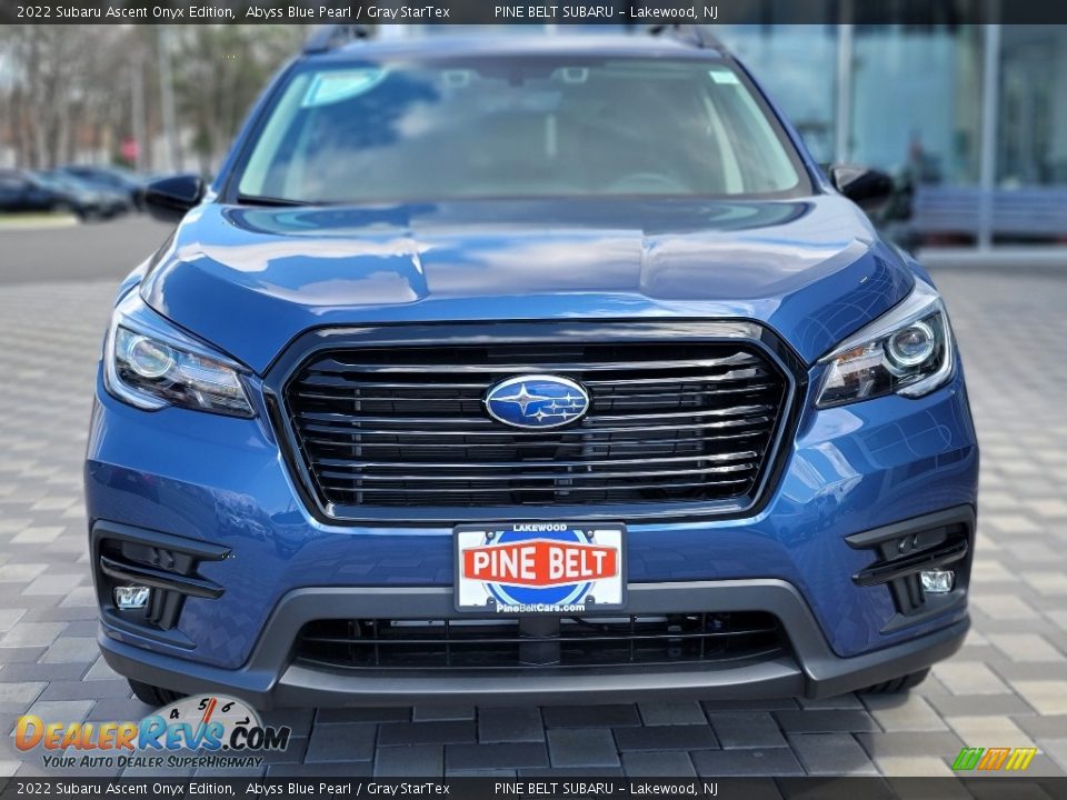 2022 Subaru Ascent Onyx Edition Abyss Blue Pearl / Gray StarTex Photo #2