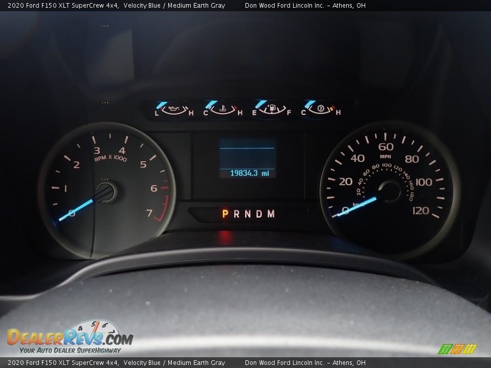2020 Ford F150 XLT SuperCrew 4x4 Velocity Blue / Medium Earth Gray Photo #25