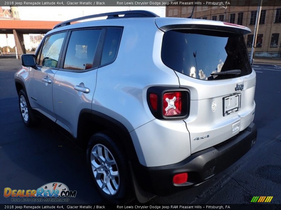 2018 Jeep Renegade Latitude 4x4 Glacier Metallic / Black Photo #5