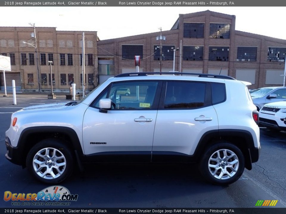 2018 Jeep Renegade Latitude 4x4 Glacier Metallic / Black Photo #6